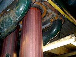 Copper continous casting plant